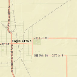 200-298 Northwest 3rd Street, Eagle Grove Street Map