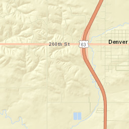 Denver Street Map