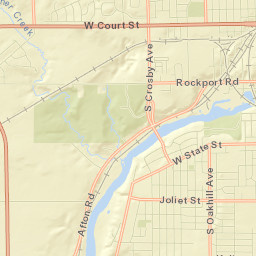 Rock County Street Map