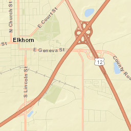 Elkhorn Street Map