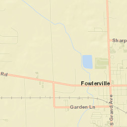 Fowlerville Street Map
