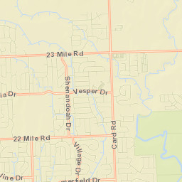 Macomb County Street Map