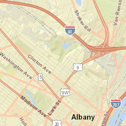 Albany Street Map