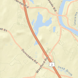 Tyngsboro Street Map