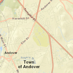 Andover Street Map