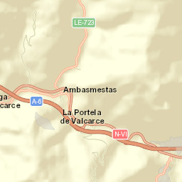 Vega de Valcarce Street Map