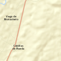 Cubillas de Rueda Street Map