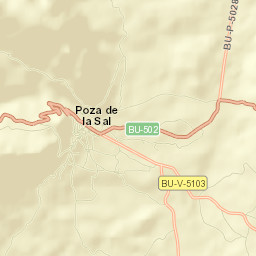 Poza de la Sal Street Map