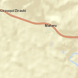 Mañeru Street Map
