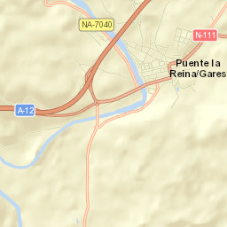 Puente la Reina Street Map