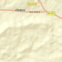 Obanos Street Map