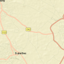 Saleilles Street Map