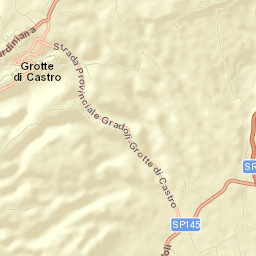 Grotte di Castro Street Map