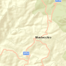 Montecchio Street Map
