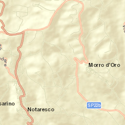 Notaresco Street Map