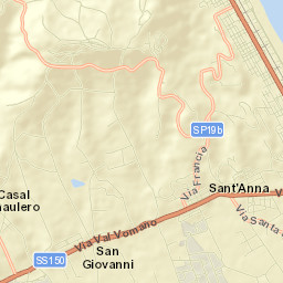 Roseto degli Abruzzi Street Map