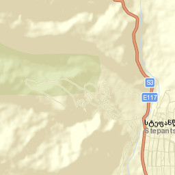 Step’antsminda Street Map