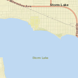 1100-1198 East Lakeshore Drive, Storm Lake Street Map