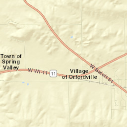 Orfordville Street Map