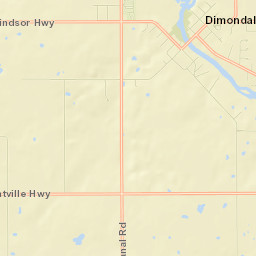 Dimondale Street Map