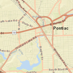 Pontiac Street Map