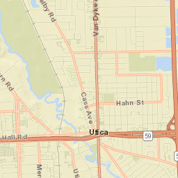 Utica Street Map