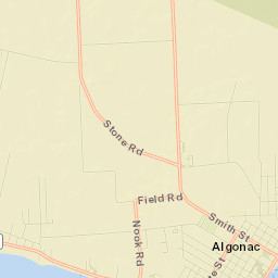 Algonac Street Map