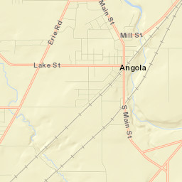 Angola Street Map