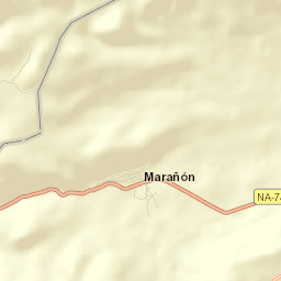 Marañón Street Map