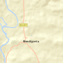 Mendigorría Street Map
