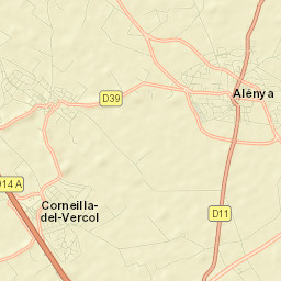 Corneilla-del-Vercol Street Map