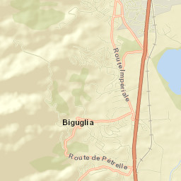 Biguglia Street Map
