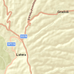 Latera Street Map