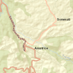 Amatrice Street Map