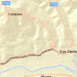 Canzano Street Map