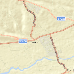 Pianura Vomano Street Map