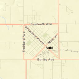 Buhl Street Map