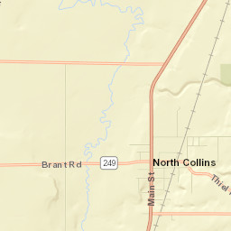 North Collins Street Map