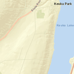 Keuka Park Street Map