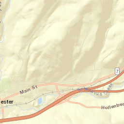 Worcester Street Map