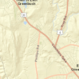 East Greenbush Street Map