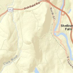 Shelburne Falls Street Map