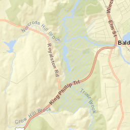 Baldwinville Street Map