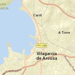 Vilagarcía de Arousa Street Map