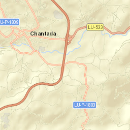 Chantada Street Map