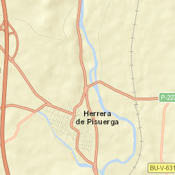 Herrera de Pisuerga Street Map