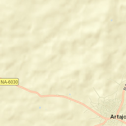 Artajona Street Map