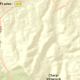 Prades Street Map