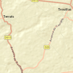 Trouillas Street Map