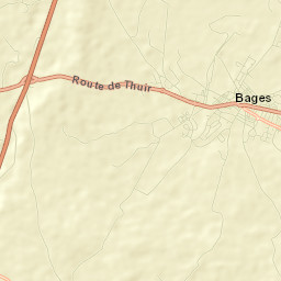 Bages Street Map